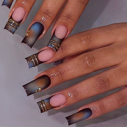Ombre Press-On Nails Set Acalora