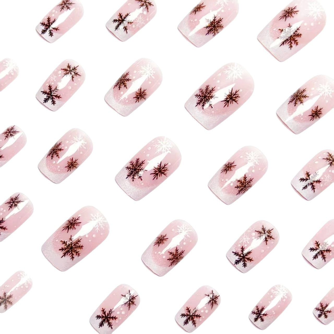 Winter-Themed Nail Art Set Acalora
