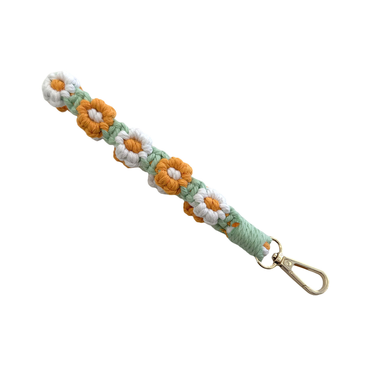 Floral Macrame Keychain Strap Acalora 1788942629