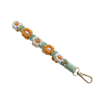 Floral Macrame Keychain Strap Acalora 1788942629