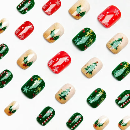 Festive Holiday Nail Art Design Acalora