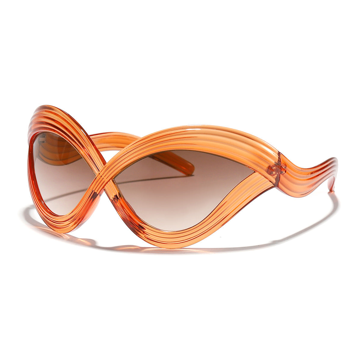 Women's fashionable sunglasses with innovative wave frame Karnz
