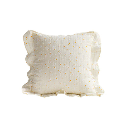 Decorative Ruffled Throw Pillow