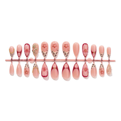 Floral Design Acrylic Nail Set Acalora