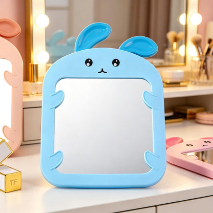 Cute Bunny-Themed Handheld Mirror