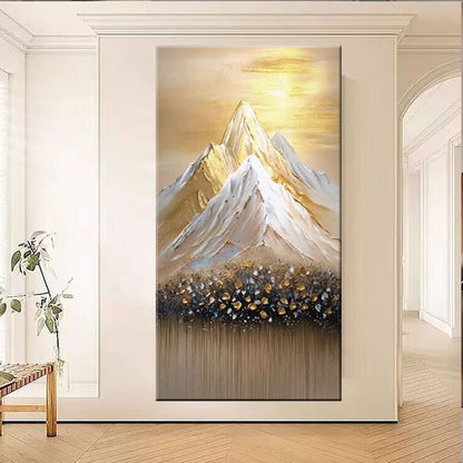 Elegant Mountain-Themed Canvas Artwork