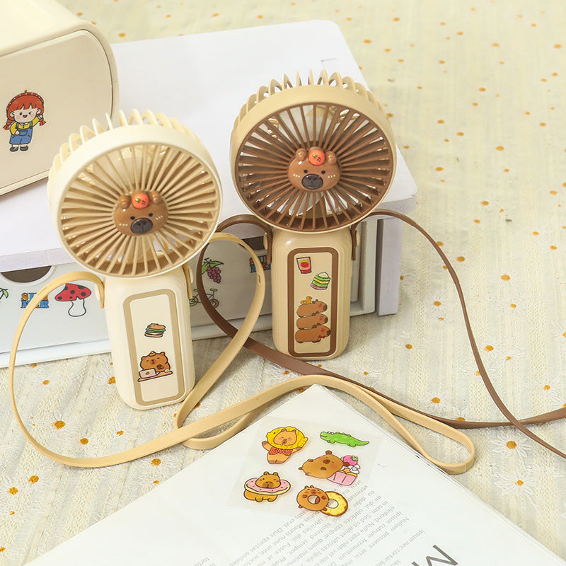 Unisex Portable Handheld Fan with Cute Animal Design Karnz