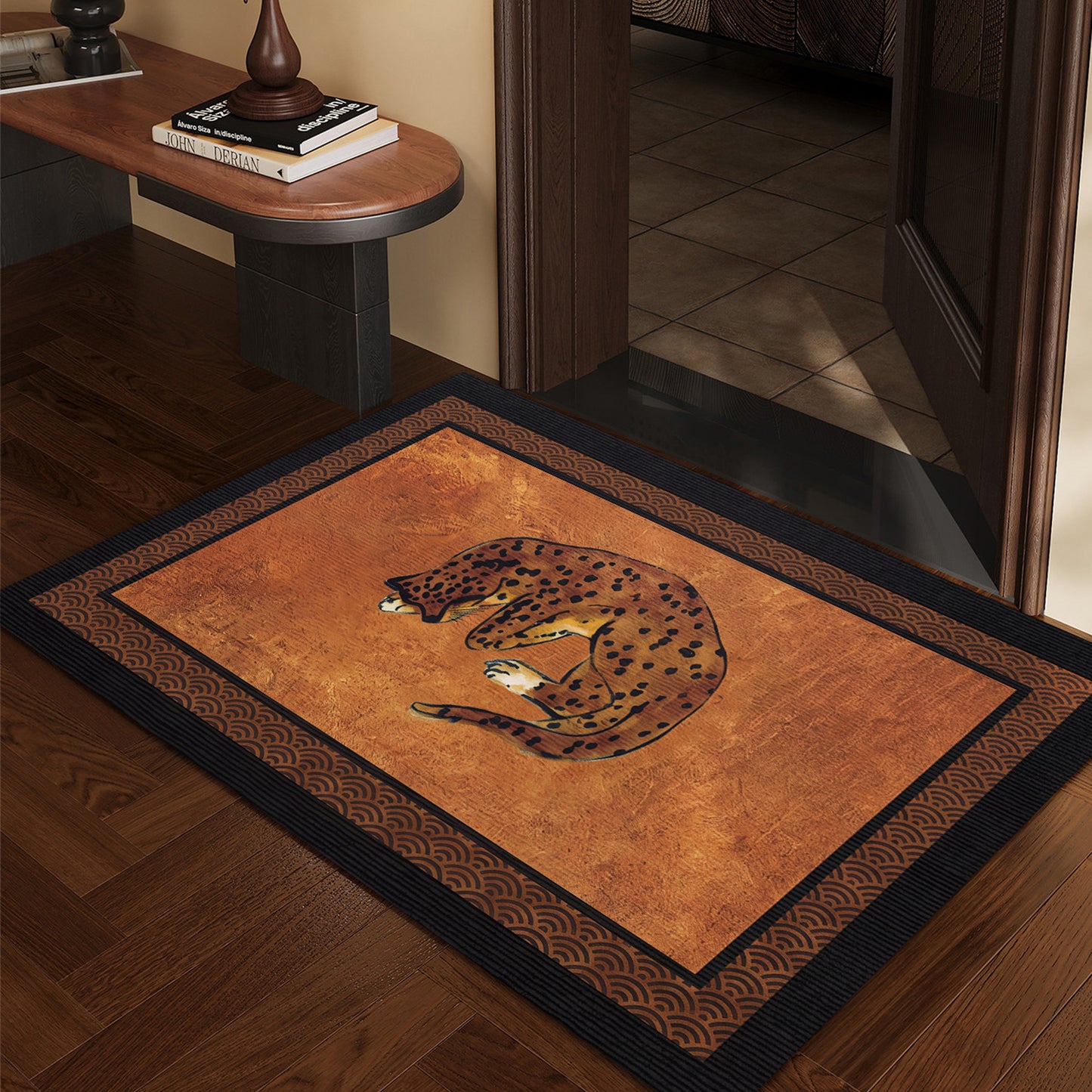 Heart Pattern Decorative Bath Mat Acalora