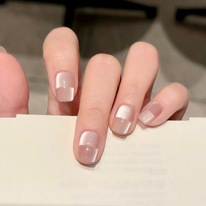 Elegant French Tip Design Press-On Nail Set Acalora