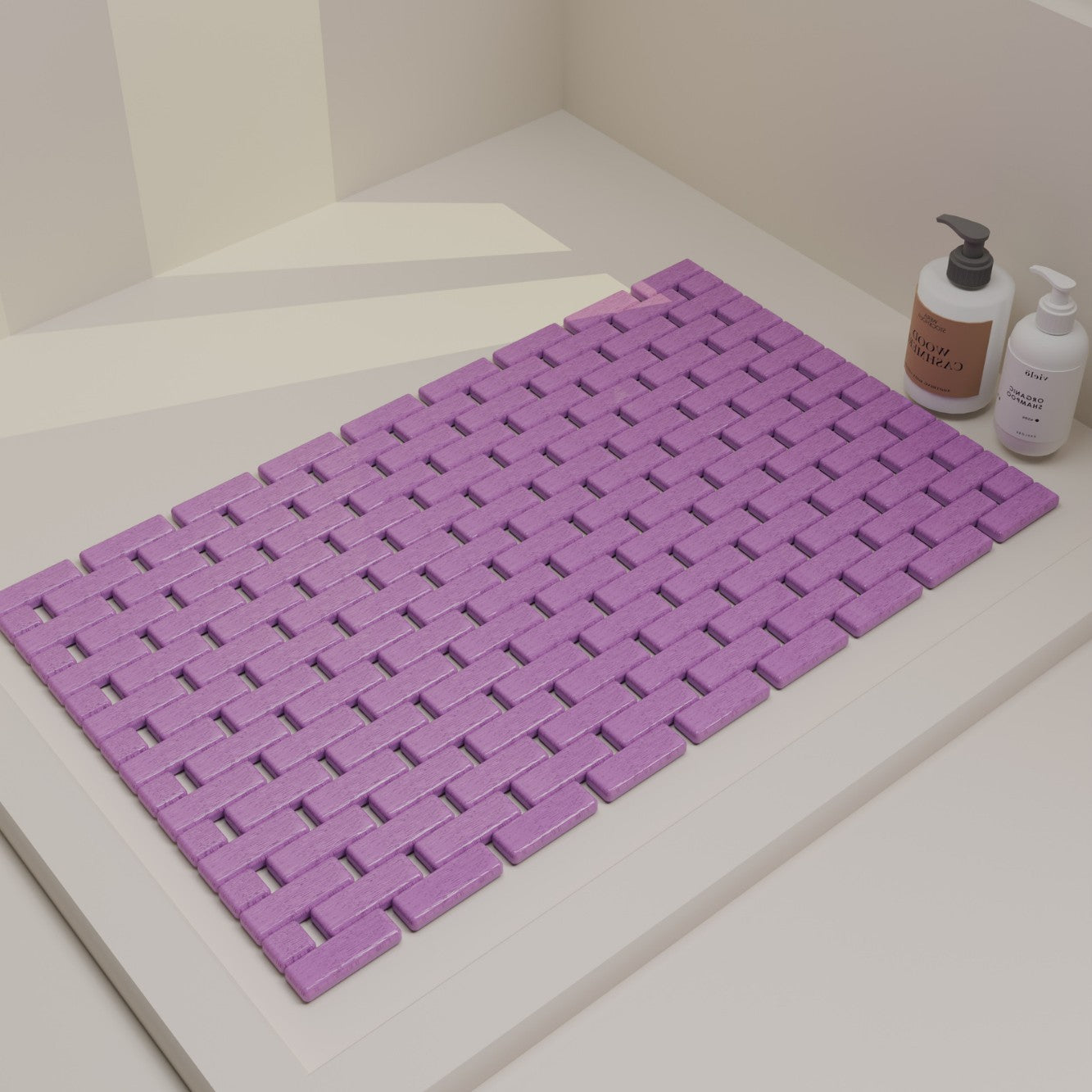 Stylish Woven Bath Mat