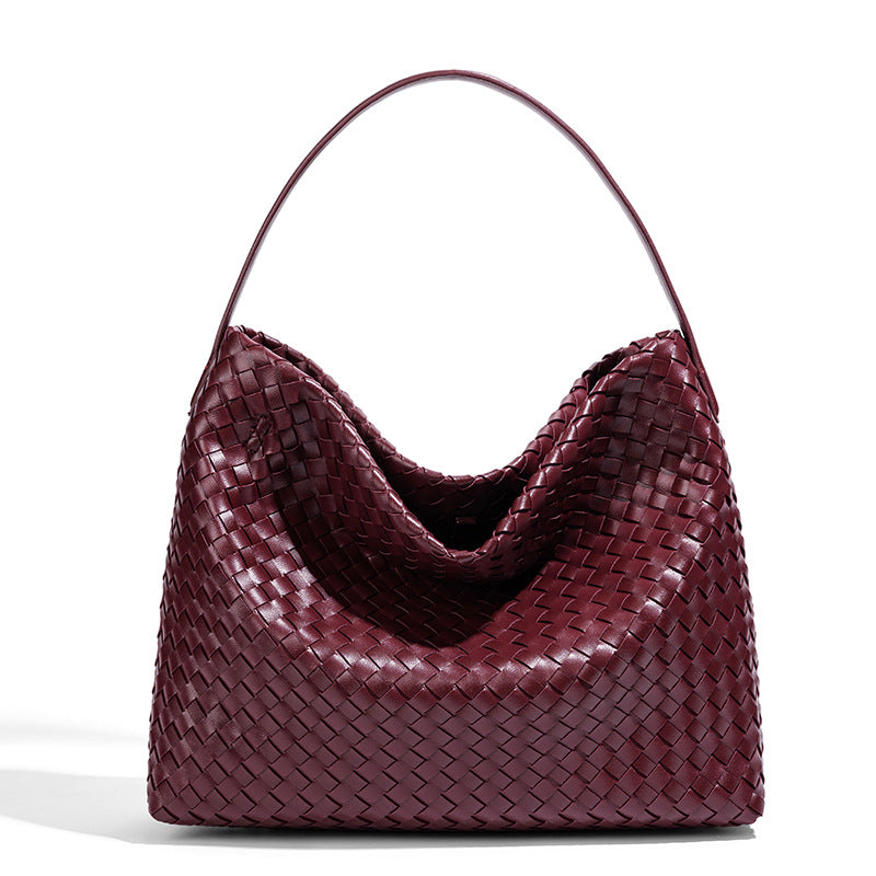 Contemporary Woven Hobo Bag Acalora
