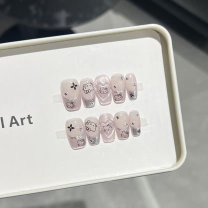 Themed Press-On Nail Art Acalora