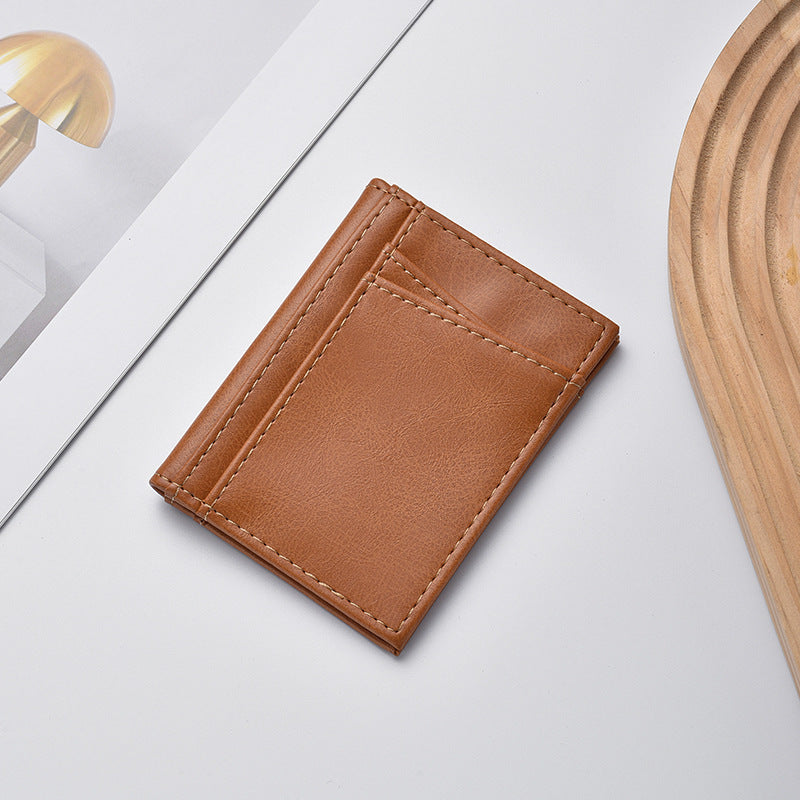 Minimalist Leather Card Wallet Acalora