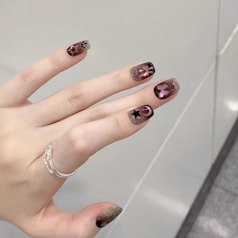 Cute Animal-Themed Press-On Nail Set Acalora