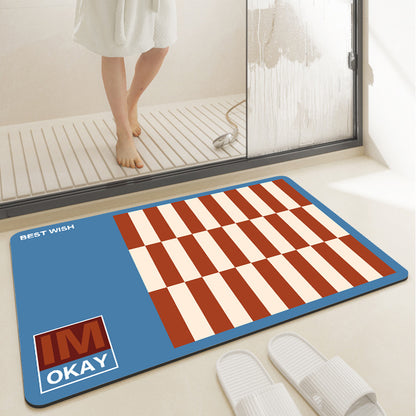 Cheerful Decorative Entrance Mat Acalora