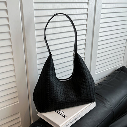 Textured Woven Shoulder Bag Acalora