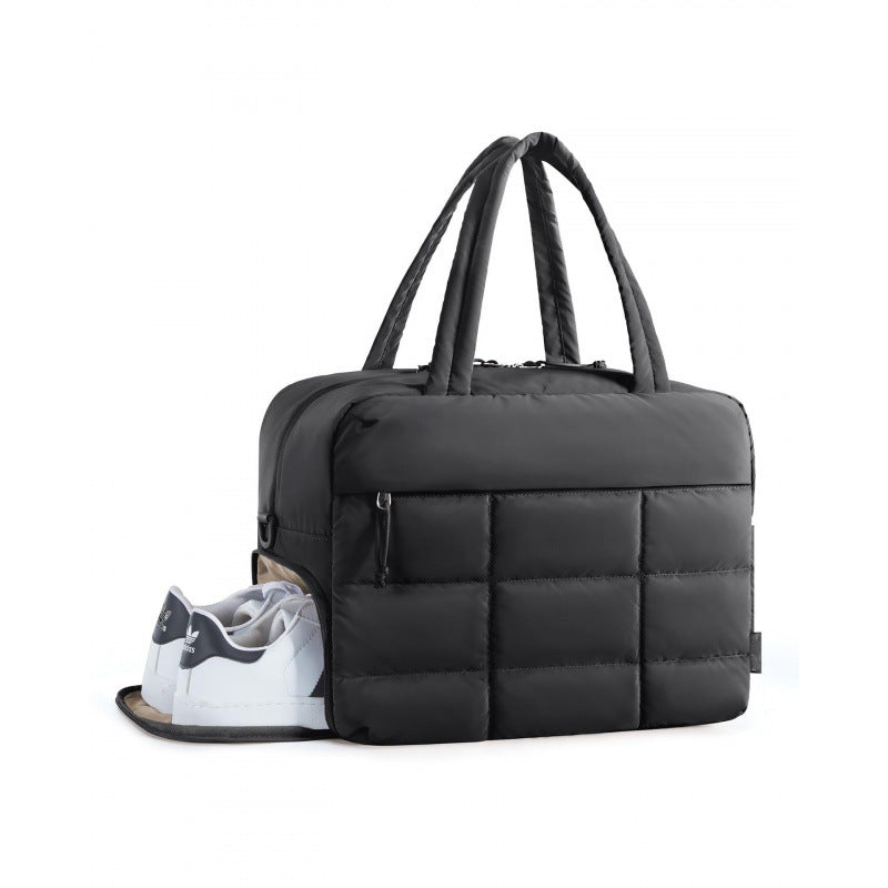 Multi-Functional Quilted Gym Duffel Bag Acalora
