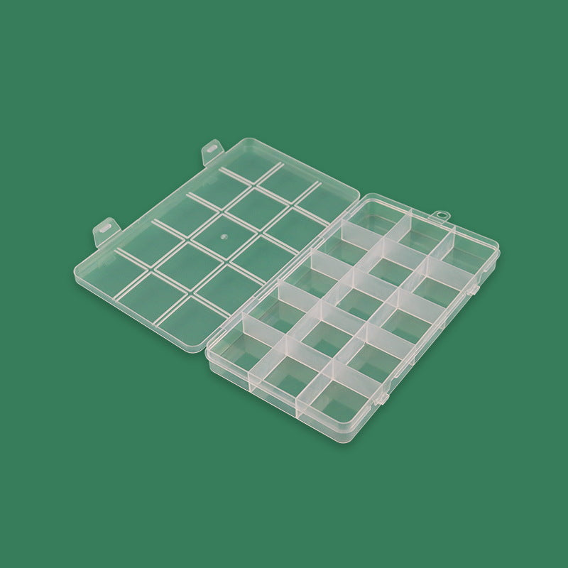 Multi-Compartment Organizer with Clear Lid Acalora