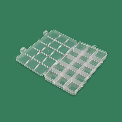 Multi-Compartment Organizer with Clear Lid Acalora