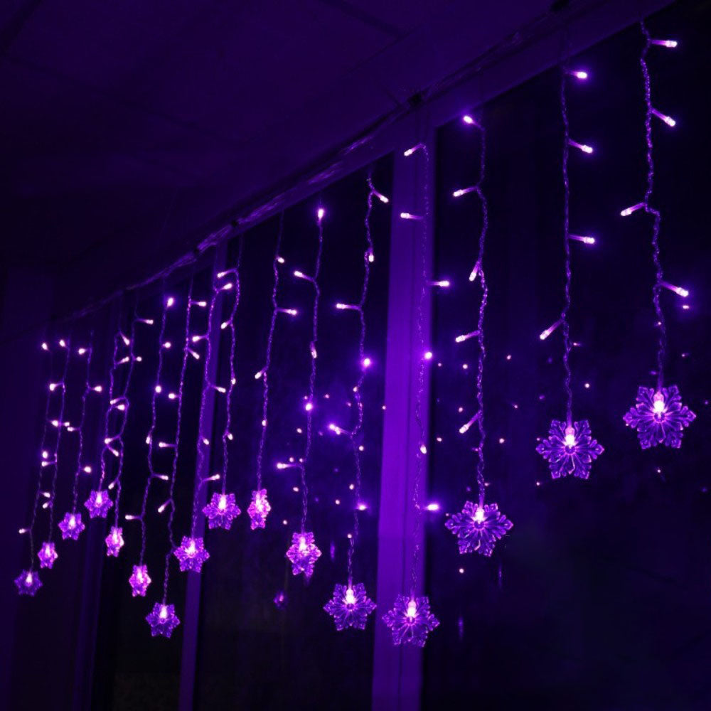 Skanto | Skanto Snowflake Remote Control Icicle Lights Flashing LED Decorative Lights