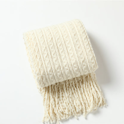 Women's Textured Knit Scarf