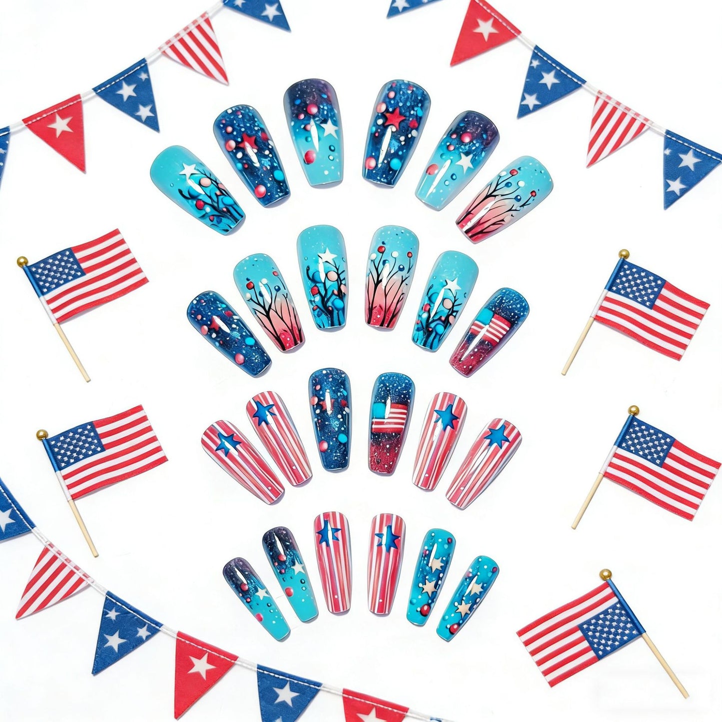 Artistic Celebration Nail Art Acalora