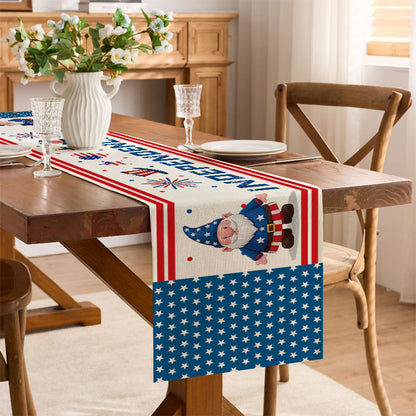 Decorative Patriotic Table Runner