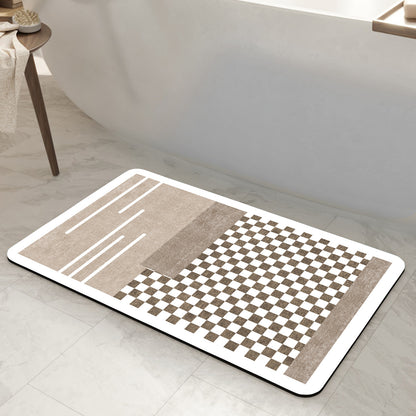 Abstract Modern Bath Mat Acalora