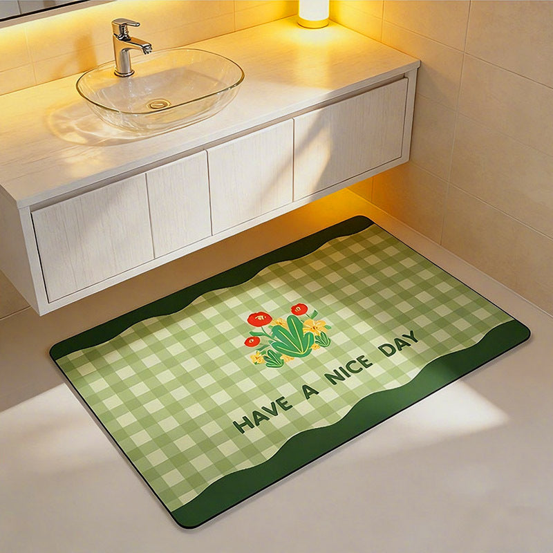 Charming Decorative Bath Mat Acalora