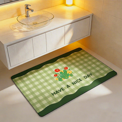 Charming Decorative Bath Mat Acalora