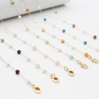Elegant Multi-Color Eyewear Chain Acalora