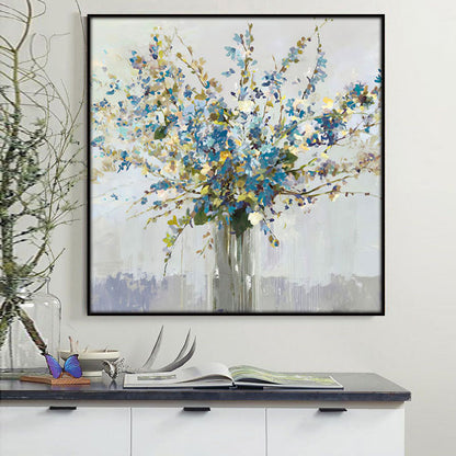 Floral Themed Canvas Wall Decoration
