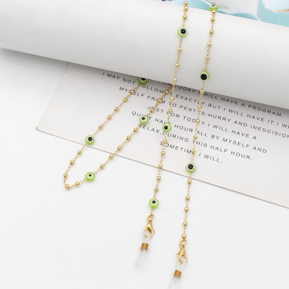 Decorative Bead Eyewear Chain Acalora