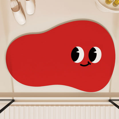Playful Cloud-Shaped Bath Mat