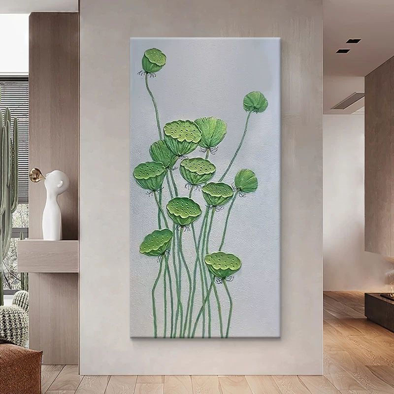 Elegant Botanical Relief Wall Art