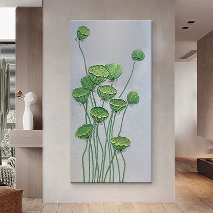 Elegant Botanical Relief Wall Art