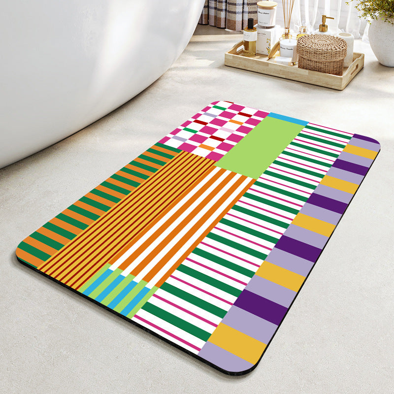 Cheerful Decorative Entrance Mat Acalora