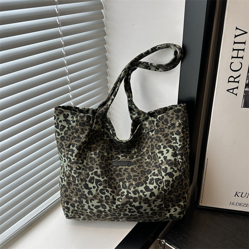 Eco-Friendly Reusable Leopard Print Tote Bag Acalora