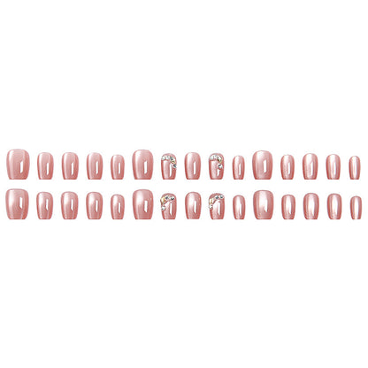 Glittering artificial nail tips with elegant details Acalora