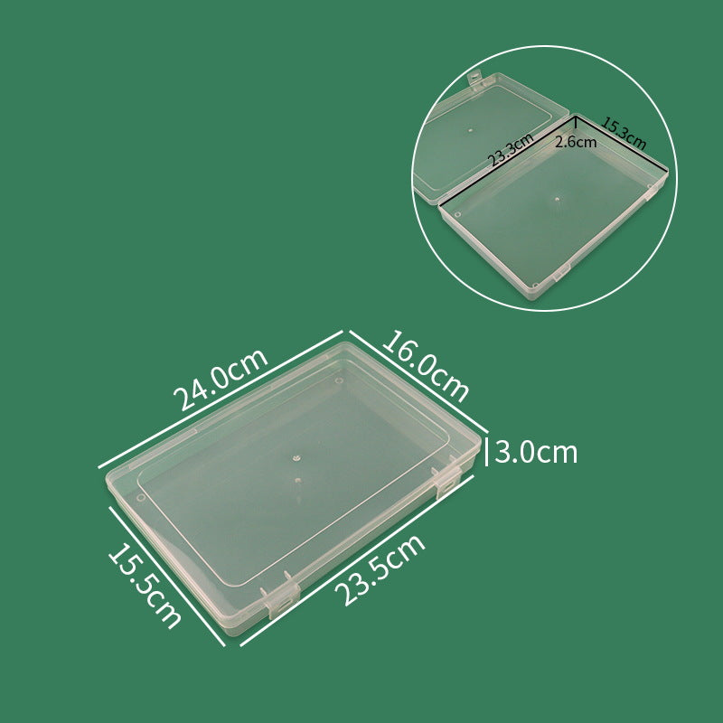 Multi-Purpose Transparent Craft Storage Box Acalora