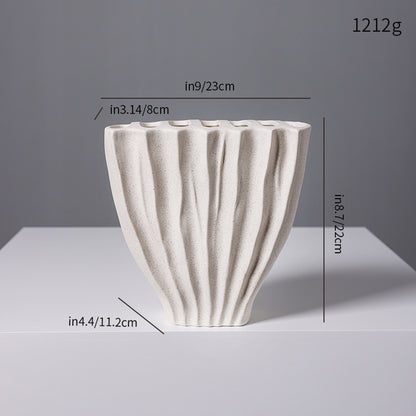 Decorative Textured Ceramic Vase