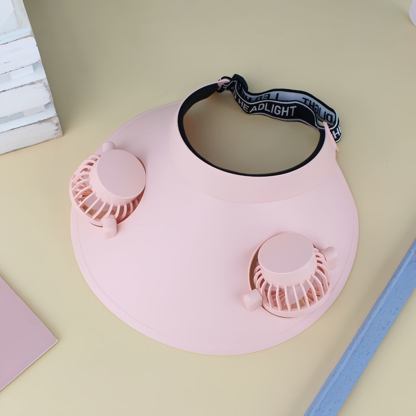 Women's Wearable Cooling Cap with Fans Bowlift