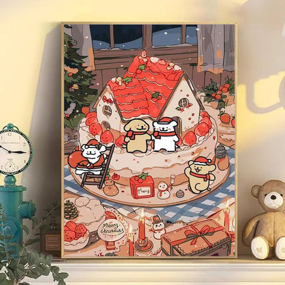 Playful Cartoon Dog Wall Art