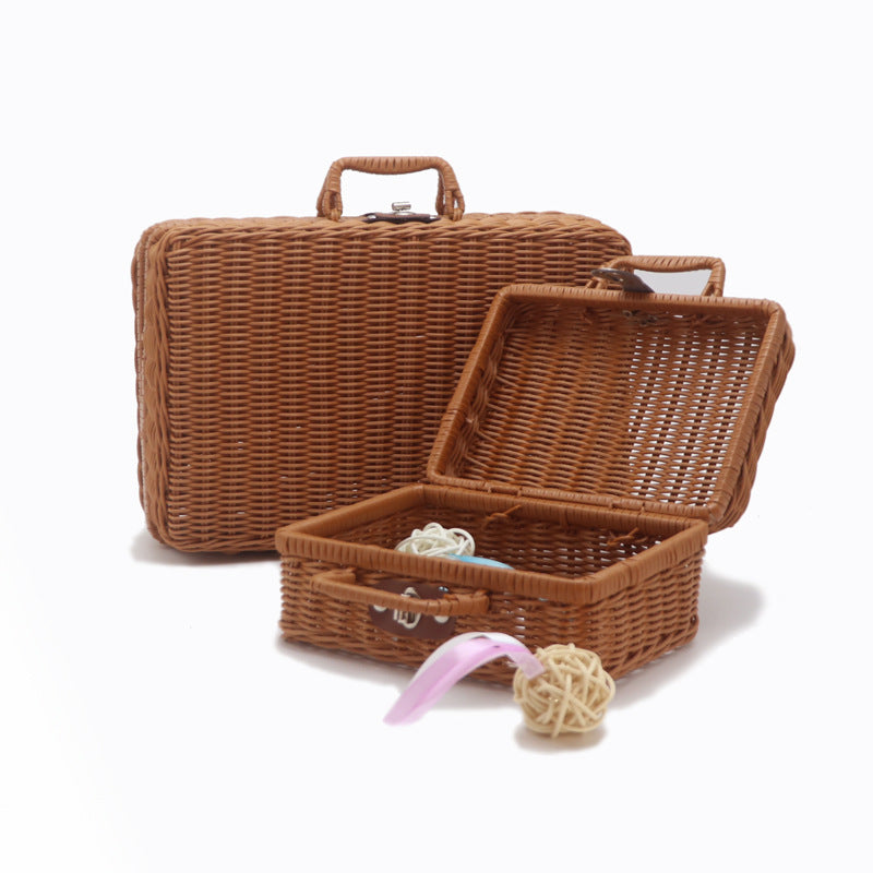 Handcrafted Woven Picnic Basket Acalora 1787892945