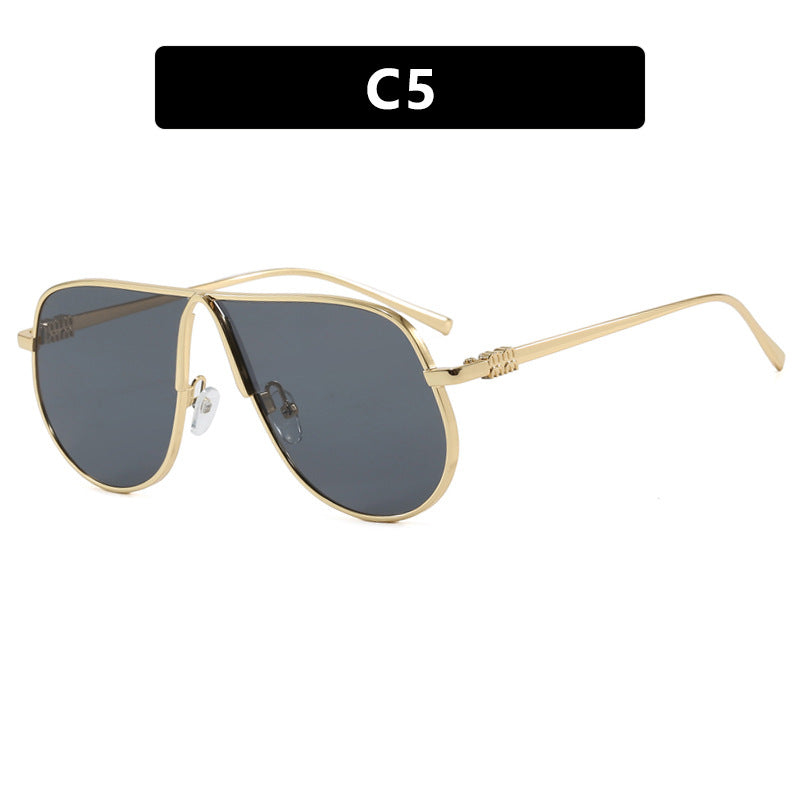 Women's Aviator sunglasses with high-quality metal frame and polarized lenses Karnz