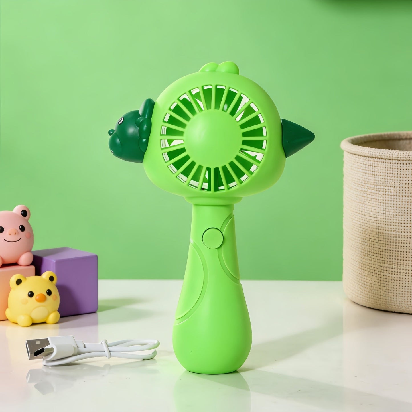 Ladies' Portable Handheld Fan with Animal Design Karnz