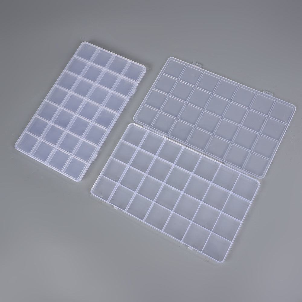 Clear Multi-Section Craft Supply Storage Case Acalora