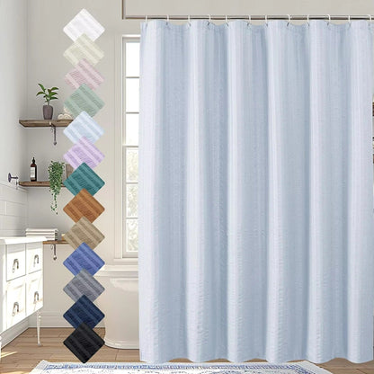 Premium Textured Shower Curtain