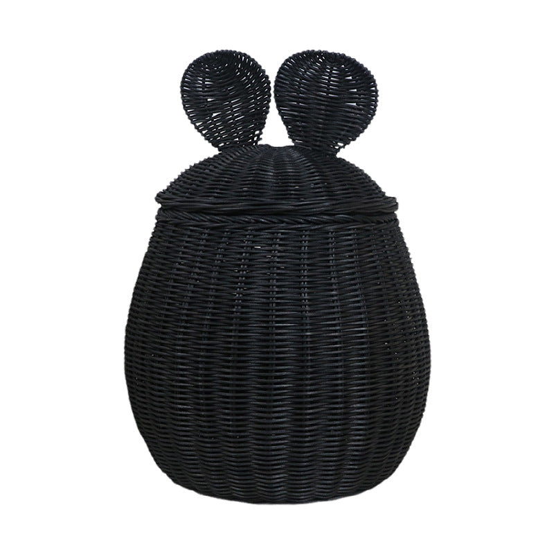 Decorative Woven Storage Basket with Lid Acalora