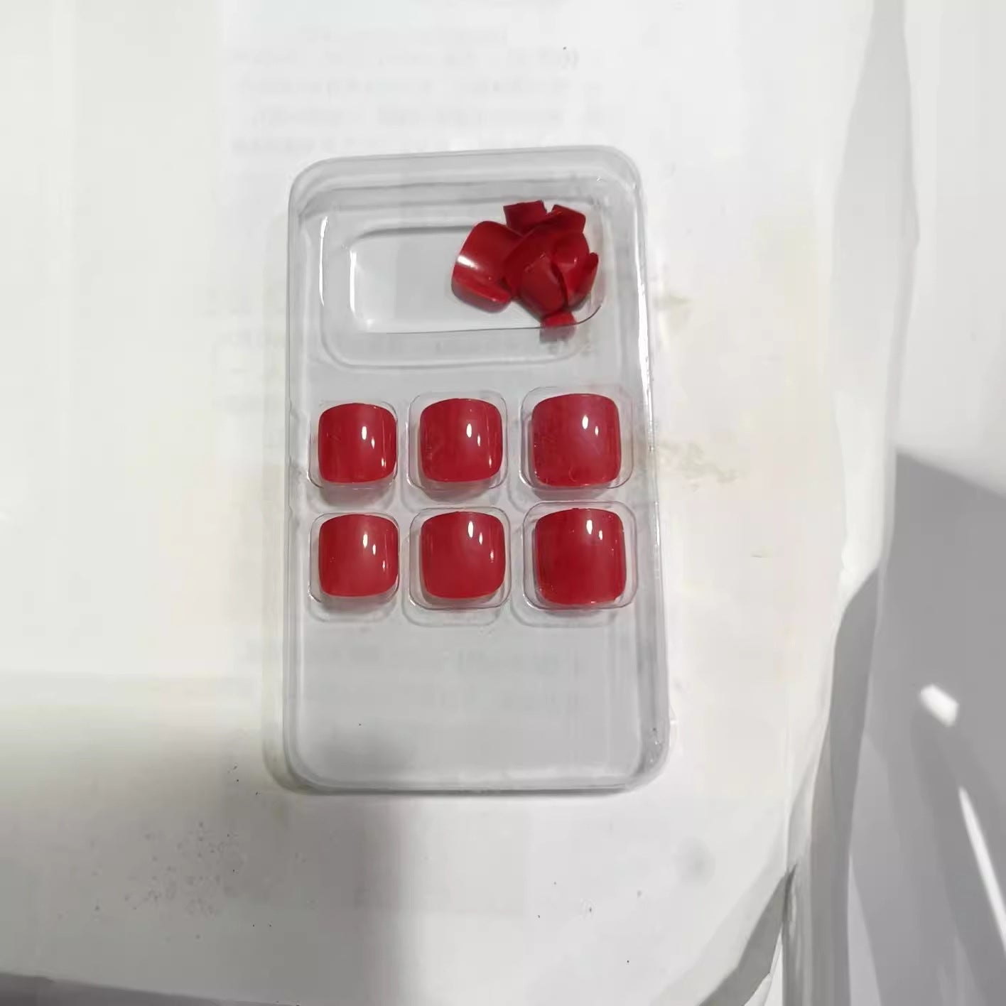 Premium Smooth Square Press-On Nail Set Acalora
